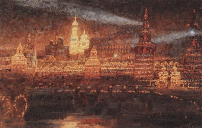 Иллюминация Москвы - 1882